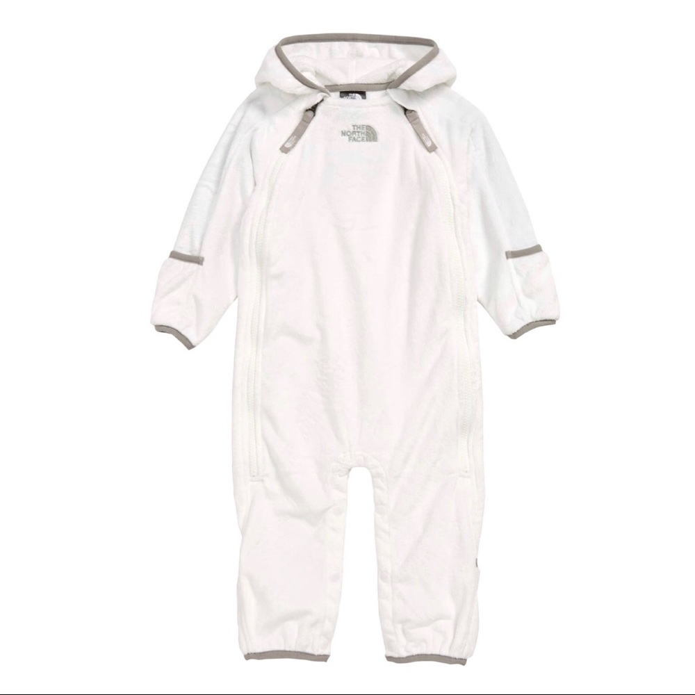 The North Face fleece one piece suit, 3-6 months.